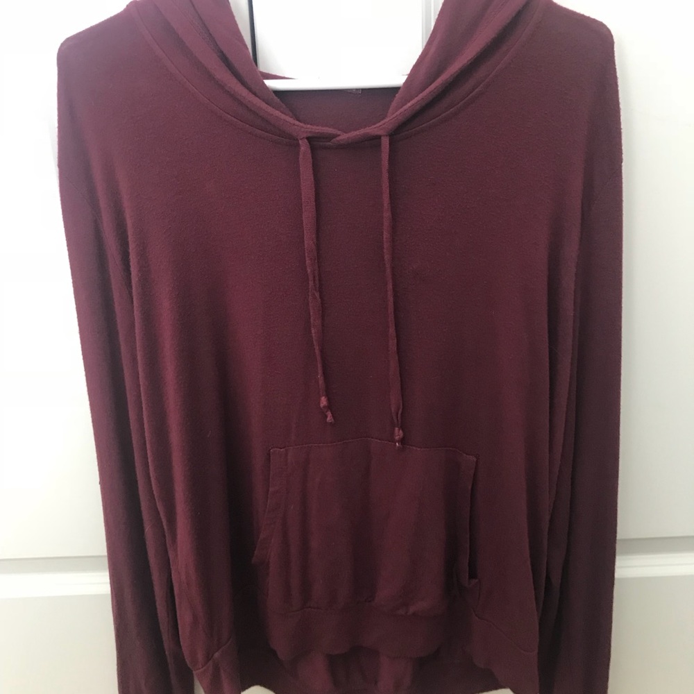 Maroon hoodie
